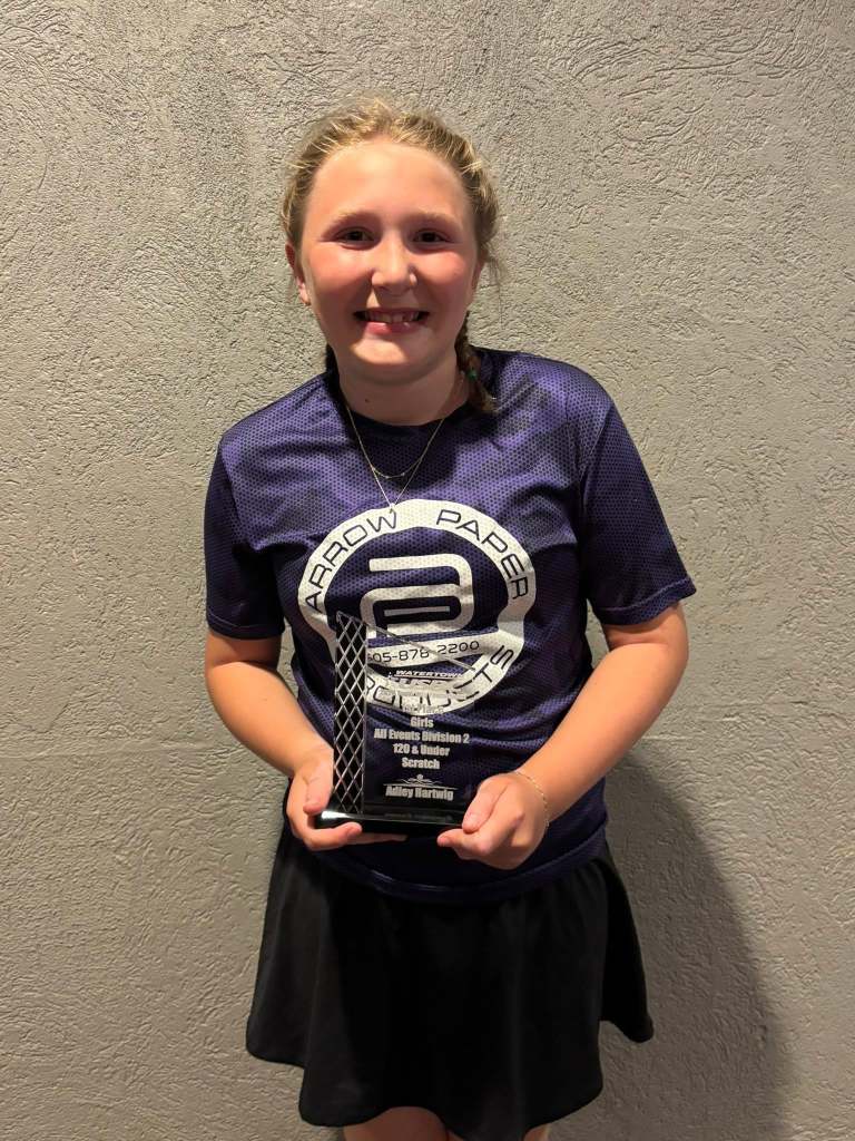 Girls Singles Division 2 - Adley Hartwig